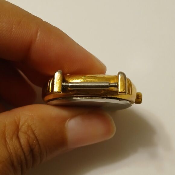 Vtg 1996 MLB Sun Time Men's Atlanta Braves Gold Tone Watch Case Japan Movt - Picture 12 of 14